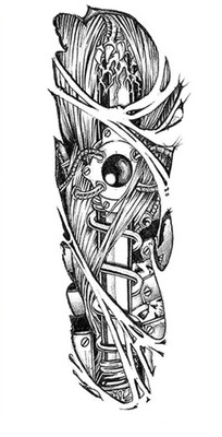 

Savii Full Arm Hand Wrist Tattoo(3D Tattoo)