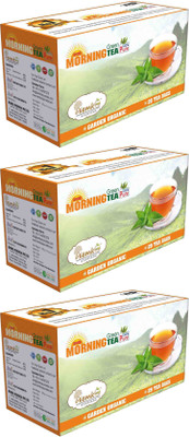 

Nemko Ayurveda Good Morning Green Tea Combo of 3 Tulsi Green Tea Bags Box(150 g)