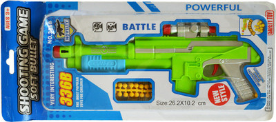 

Toys Factory Kids Shooting Game Soft Built Powerful Battle(Green)