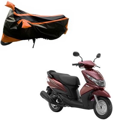 

Purpleheart Two Wheeler Cover for Mahindra(Kine, Black, Orange)