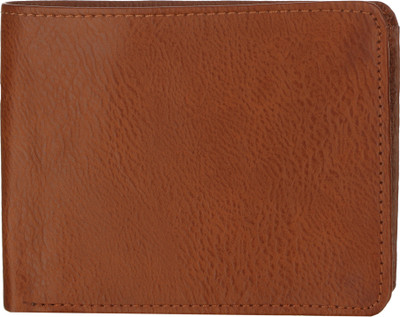 

Ayesha Leather Works Men Tan Artificial Leather Wallet(3 Card Slots), Dark tan