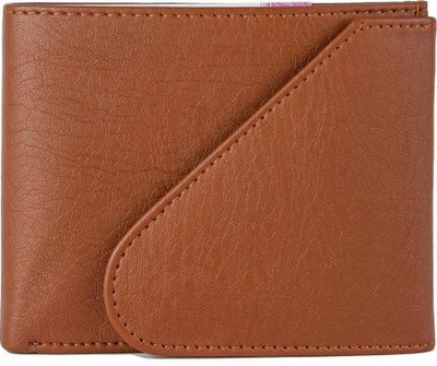 

GS Men Tan Artificial Leather Wallet(4 Card Slots)