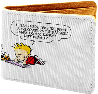 

REHBAR Men Multicolor Canvas Wallet(5 Card Slots)