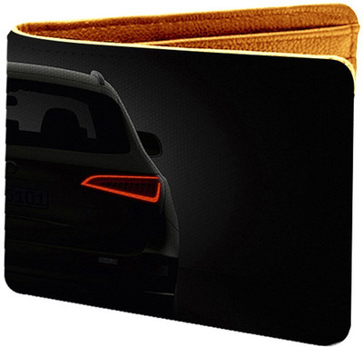 

REHBAR Men Casual Black, Red Canvas Wallet(5 Card Slots), Multicolor