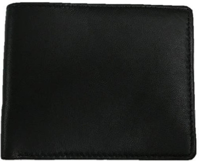

Rocks Men Black Genuine Leather Wallet(12 Card Slots)