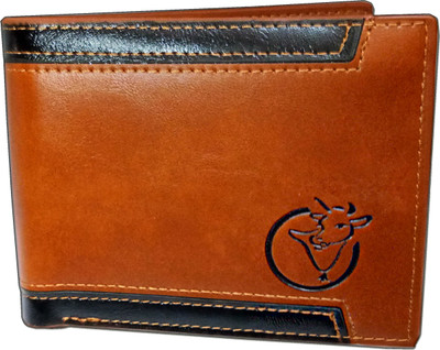 

Gowma Men Brown Artificial Leather Wallet(3 Card Slots), Earth yellow