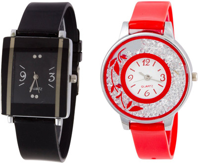 View Keepkart Glory Classic Stylish Beautiful And Attractive PU Strap Multicolour 027 Analouge Watch For Women And Girls Watch  - For Girls Wrist Watches Price Online(Keepkart)