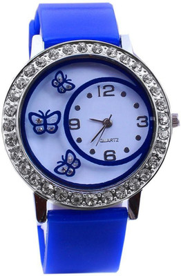 

keepkart Glory Butterfly Print Diamond Studed For Women ANd Girls Watch - For Women