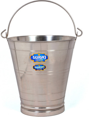 

Suraj SUBT0002 10 L Steel Bucket(Steel)
