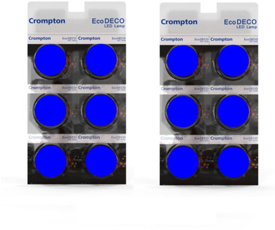 

Crompton 0.5 W Standard B22 LED Bulb(Blue, Pack of 12)