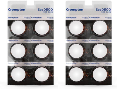 

Crompton 0.5 W Standard B22 LED Bulb(White, Pack of 12)