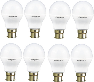 

Crompton 3 W Standard B22 LED Bulb(Yellow, Pack of 8)