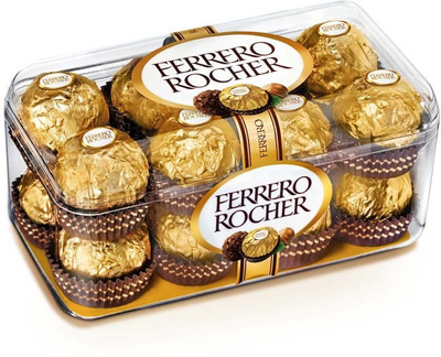 

Ferrero Rocher 16 Pieces Gift Box 200g- Combined with 2 Natural Yellow LED DIYA Truffles(300 g)