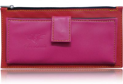 

SN LOUIS Girls Red, Pink Artificial Leather Wallet(14 Card Slots)