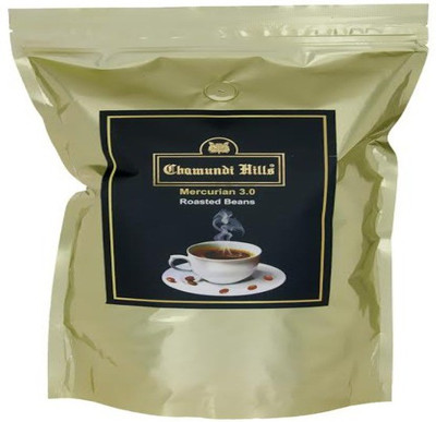 

Chamundi Hills Gold Roasted Coffee Beans (Mercurian 3.0 - 100% Top grade Arabica Beans: Arabica Mysore Nuggets Extra Bold AAA-90% and Arabica Peaberry-10%) Filter Coffee 450 g
