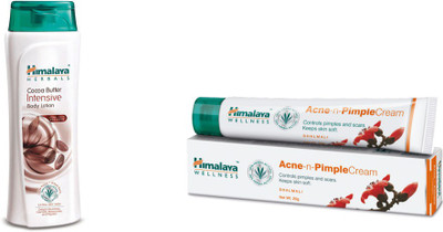 

Himalaya coca butter intensive body lotion, pimple cream(Set of 2)