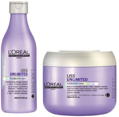

L'Oreal Paris Paris Professionnel Liss Unlimited shampoo and masque Set(Set of 2)
