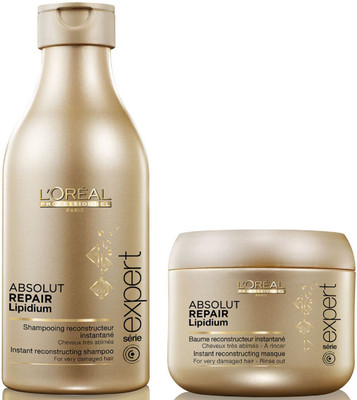 

L'Oreal Paris Paris Professionnel Absolute Repair Lipidium Shampoo & Masque Set(Set of 2)