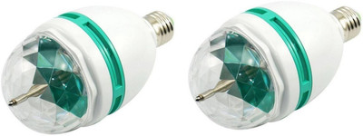 

S.Blaze Multicolor Plastic LED Bulb with 360 Degree Rotation for Diwali Home Decoration Pack of - 2 g