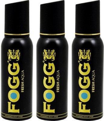 

Fogg aqua freah Deodorant Spray - For Men(360 ml, Pack of 3)