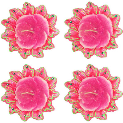

Craft Art India Earthenware (Pack of 4) Table Diya Set(Height: 1 inch)