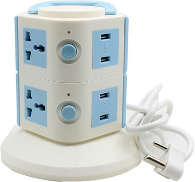 

Techlife Solutions -Impro Brand - 6 Plugs + 4 USB Power Sockets Tower ( 2 Floors ) 16 A Three Pin Socket