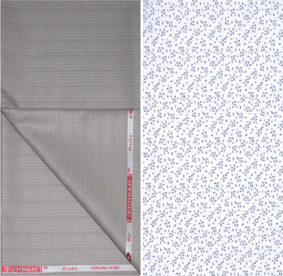 KUNDAN SULZ GWALIOR Polycotton Graphic Print Shirt & Trouser Fabric