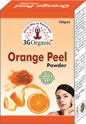 

3G Organic Orange Peel Powder 50 Gms Combo Pack From 3G Organic(100 g)