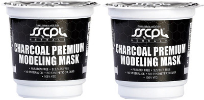 

SSCPL Herbals Charcoal Premium Modeling Mask (Set of 2)(50 g)