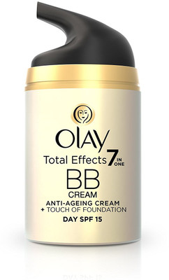 

Olay Total Effects 7-in-1 Anti-Ageing BB Day Cream with a Touch Of Foundation Combo(Set of 2)
