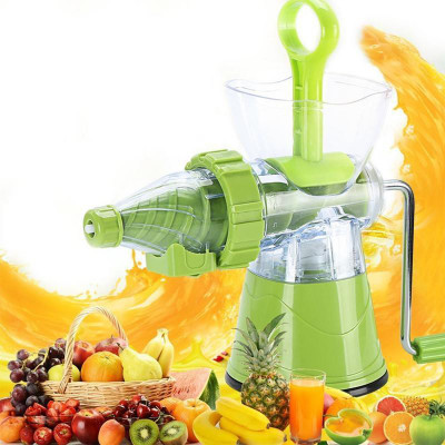 

Wonder World ® Multi-Functional Slow Masticating Single Auger Assembled Manual Fruit Juicer Plastic Hand Juicer(Green Pack of 1)
