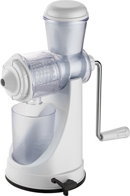 

Wonder World ® Deluxe White Hand Juicer With Juice Collector Plastic Hand Juicer(White Pack of 1)