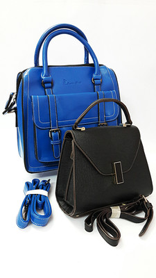 

Smile bird Messenger Bag(Blue, Black), Black;blue