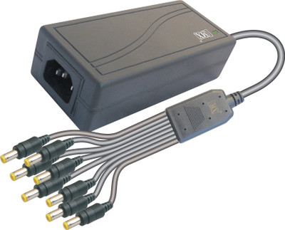 MX Power supply Input 220 AC to Output 12 Volts DC 3 Amperes for 8 CCTV Cameras Worldwide Adaptor Black MX Laptop Accessories