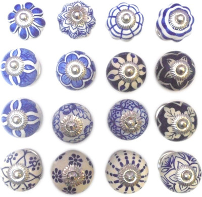 

AGELESS AZYRA Ceramic Cabinet/Draw Knob(Blue Pack of 16)