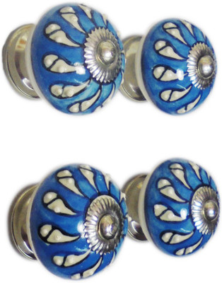 

AGELESS AZYRA Ceramic Cabinet/Draw Knob(Blue Pack of 4)