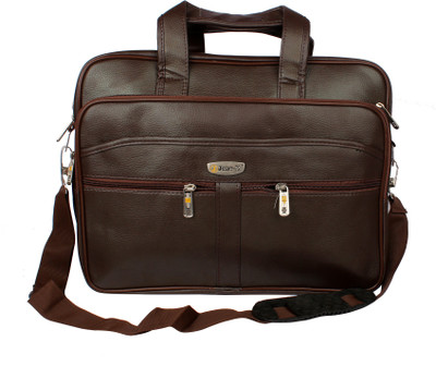 

janex 14 inch Expandable Laptop Case(Brown)