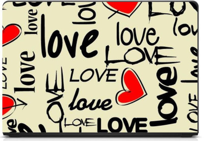 

Anweshas Printed on 3M Vinyl, Premium Quality, HD, UV Printed, Laminated, Bubble Free, Scratchproof, Washable, Easy to Install Laptop Skin/Sticker/Vinyl/Cover for 13.1, 13.3, 14.1, 14.4, 15.1, 15.6 inches (LoveQuotes) vinyl Laptop Decal 15.6