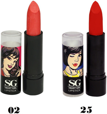

Amura Smart Girl LipStick Set of 2 (02,25)(02,25, 4.5 g)