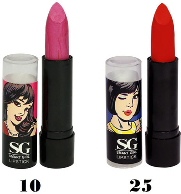 

Amura Smart Girl LipStick Set of 2 (10,25)(10,25, 4.5 g)