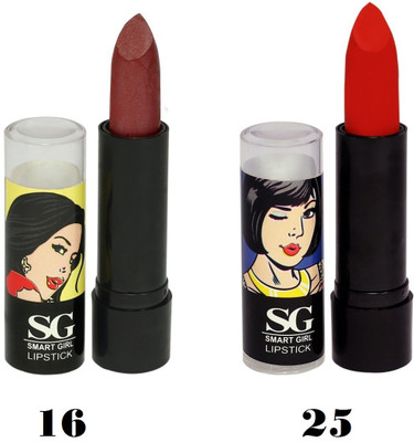 

Amura Smart Girl LipStick Set of 2 (16,25)(16,25, 4.5 g)