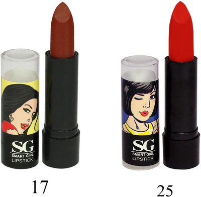 

Amura Smart Girl LipStick Set of 2 (17,25)(17,25, 4.5 g)