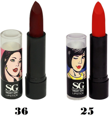 

Amura Smart Girl LipStick Set of 2 (36,25)(36,25, 4.5 g)