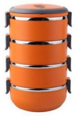

Bagathon India Adjustable 04 Layers Insulated Tiffin Box - 2800 ml [ORANGE] 4 Containers Lunch Box(2800 ml)