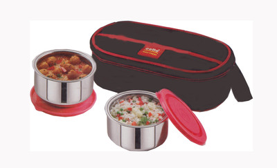 

Cello MAX FRESH THERMI LUNCH BIG 2 Containers Lunch Box(600 ml), Red