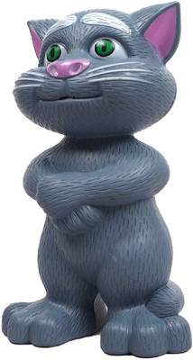 

GRAPPLE DEALS Dynamic Intelligent Talking Tom Cat With Recording,Music,Stories And Many Multi Functioning For Kids.(GREY)(Grey)