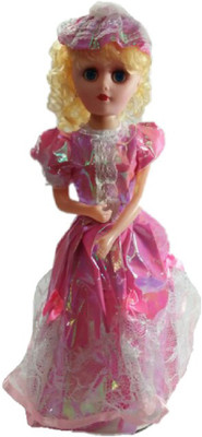 

P17 collection Beautiful Dancing Princess Doll with beautiful Dress(Multicolor)