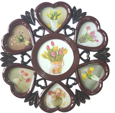 

ME Decor Generic Photo Frame(Brown, 7 Photos)