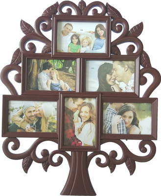 

ME Decor Generic Photo Frame(Brown, 6 Photos)
