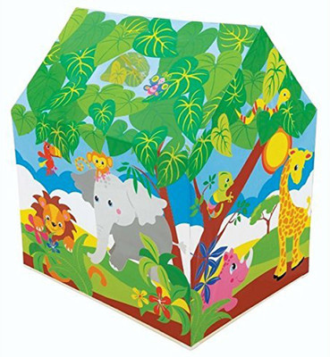 

PRESENTSALE Full Size Cottage Tent House Is For Indoor As Well As Outdoor Play(Multicolor)